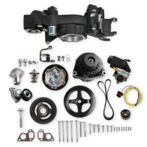 Holley Mid Mount Race Accessory System GM LS Engine 20-186BK - Black